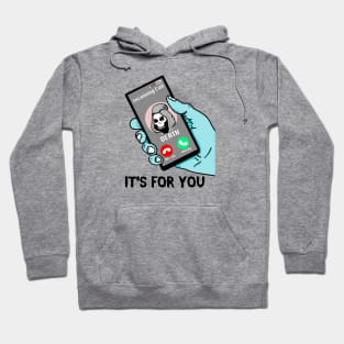 Death's on the Phone Hoodie